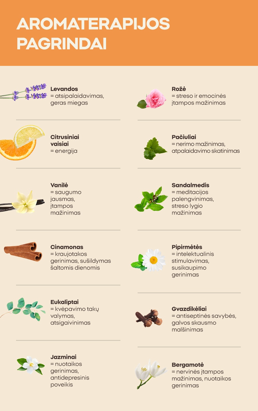 Aromaterapijos pagrindai 